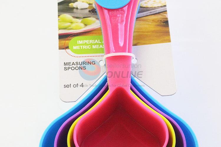 Best cute loving heart shape colorful measuring spoon set