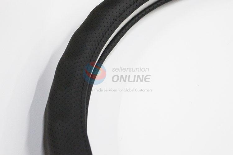 PVC Leather DIY Hand-stitched Steering Wheel Cover