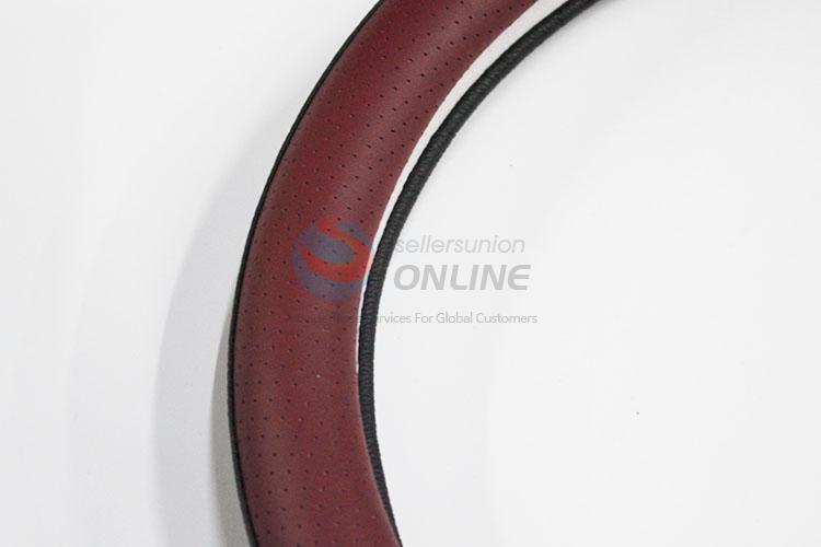 PU Leather Car Steering Wheel Cover Durable Breathable