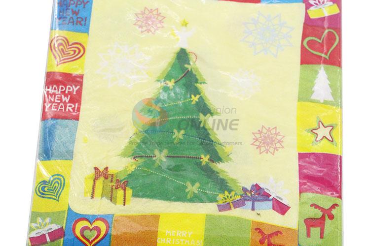 New Arrival Christmas Square Paper Towel for Sale