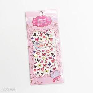 Useful high sales flowers&butterflies nail sticker