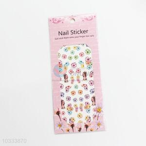 Wholesale beautiful flowers nail sticker