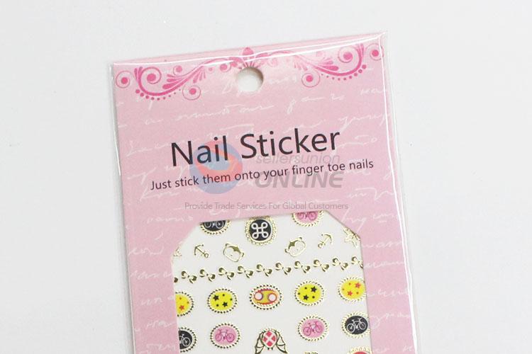 Wholesale top quality high sales nail sticker