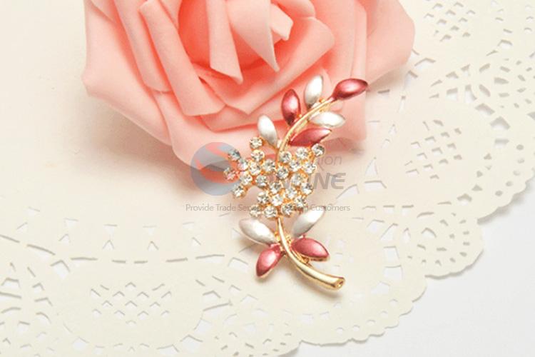 Cheap popular wholesale custom flower brooch