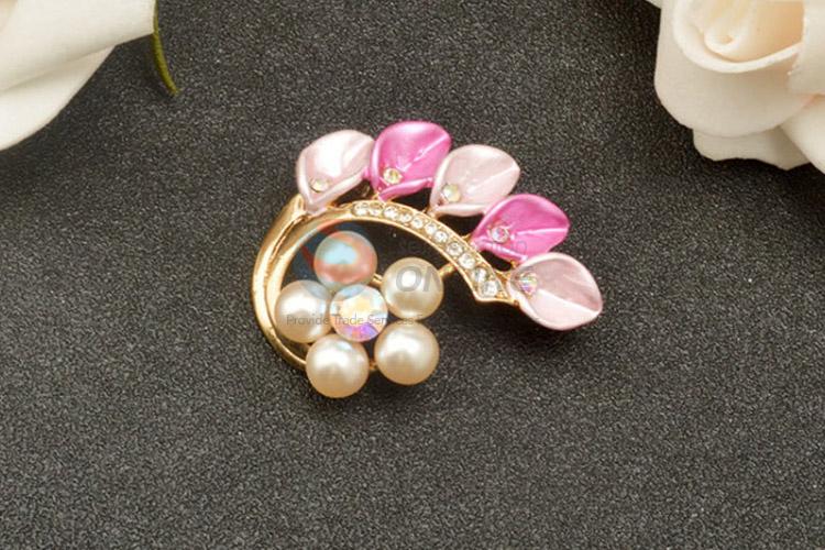 High sales promotional pearl brooch