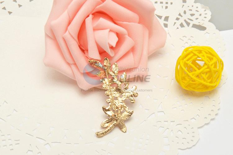 Cheap popular wholesale custom flower brooch