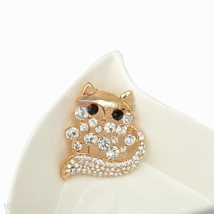 Recent design hot selling fox brooch