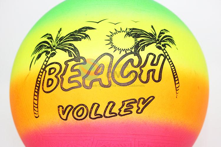 Rainbow Color PVC Inflatable Beach Volley Ball