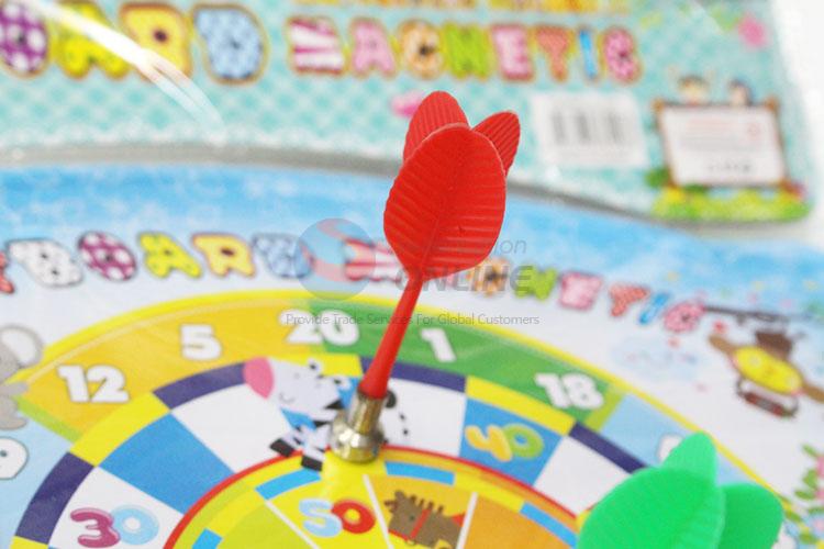 Children toy magnetic drawing board with dart