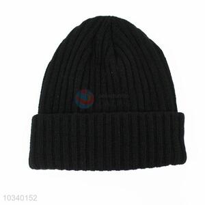Hot Sale Black Knitted Hat for Sale