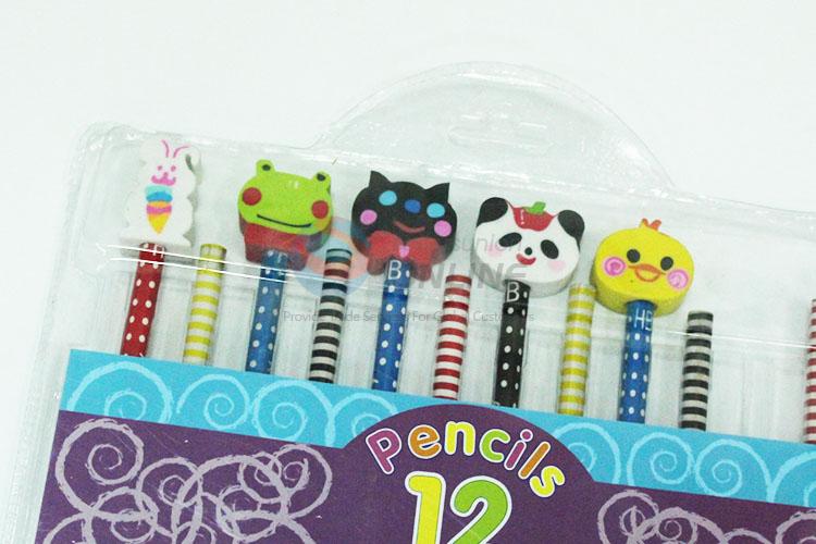 Cute best new style popular 12pcs pencils