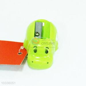 Green hippopotamus modelling pencil sharpener