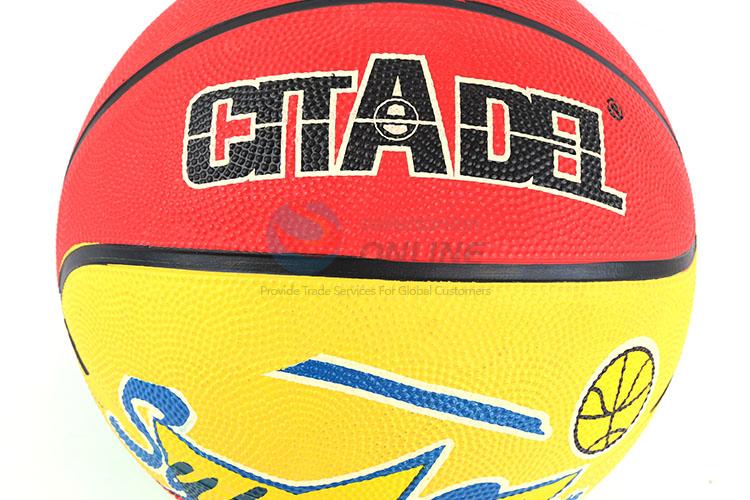 Promotion rubber butyl basketball for school