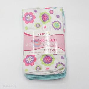 Super quality flower printing towel