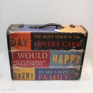 Classy design handicraft suitcases_3 pcs