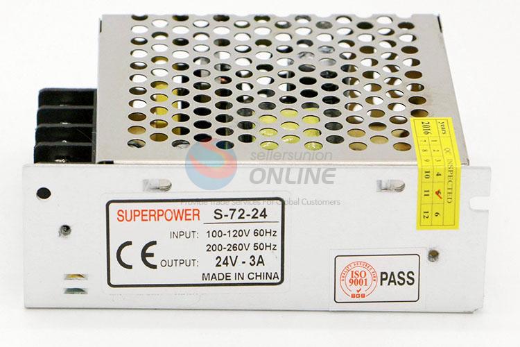 24V3A LED 72W Iron Cover Switching Power Source