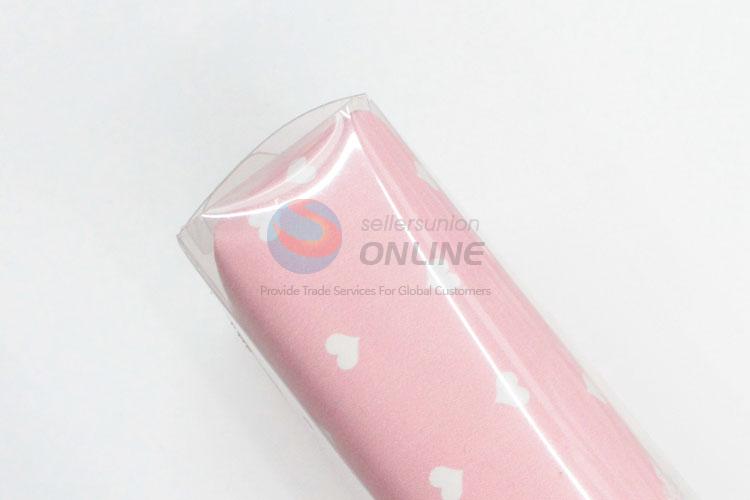 High Quality Printed Pu Leather Pen Bag,Pink