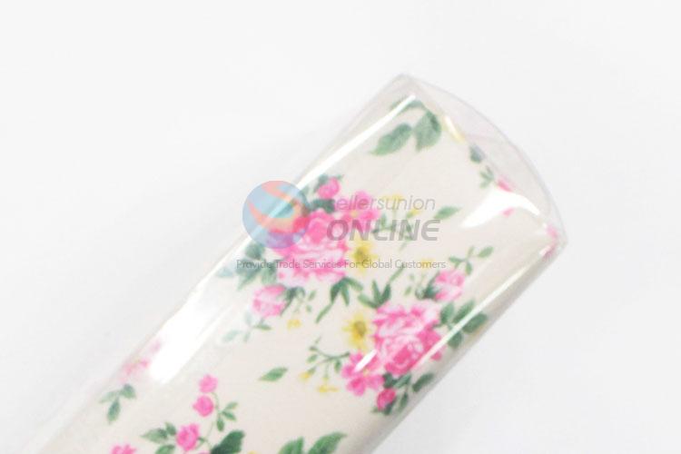 Hot Sale Good Quality Flower Printed Pu Pencil Bag