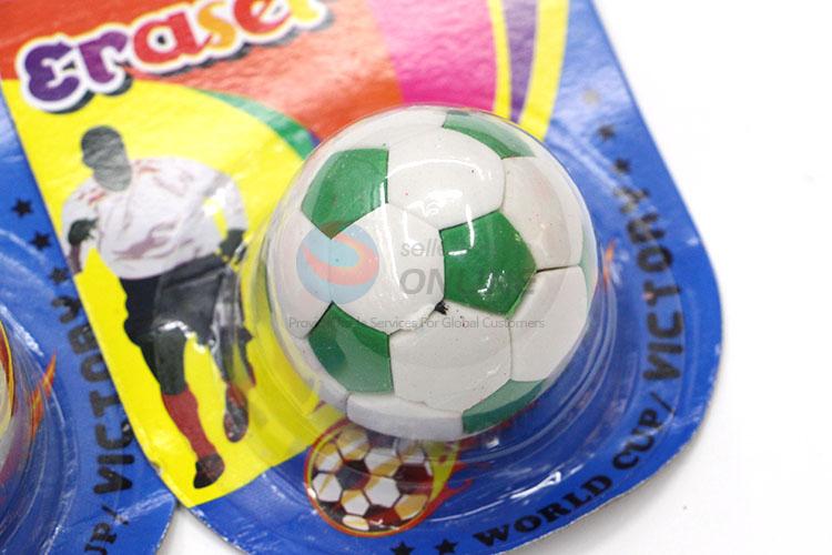 Promotional Football Design Cartoon Rubber/Eraser for Student