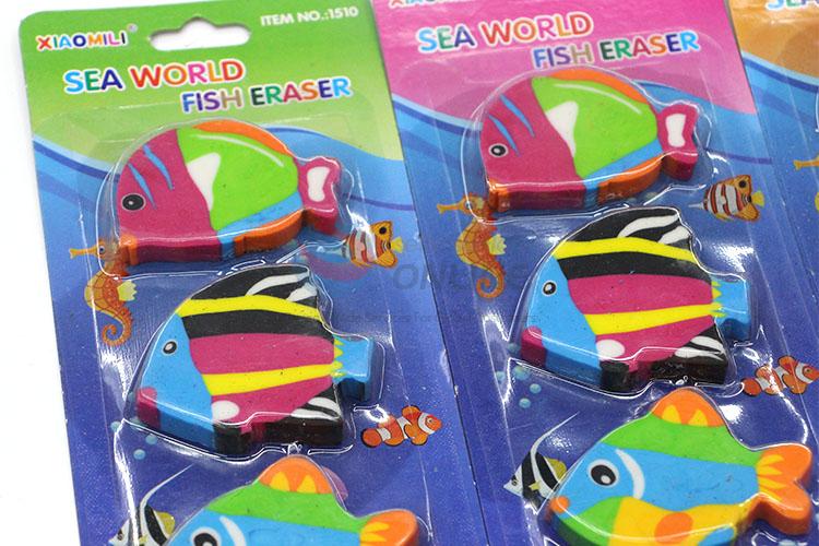 Most Fashionable Sea World Fish Cartoon Rubber/Eraser for Student