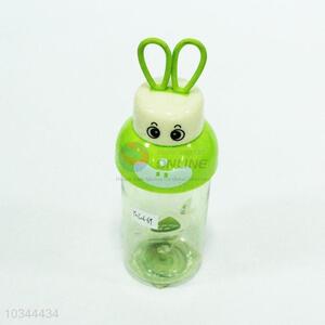 Cute rabbit plastic water bottle for children