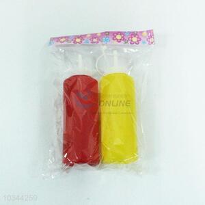 Bottom price good quality plastic oil bottle 2pcs