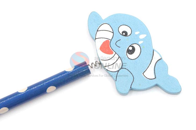 Popular Dolphin Pattern Pencil Wooden Pencil