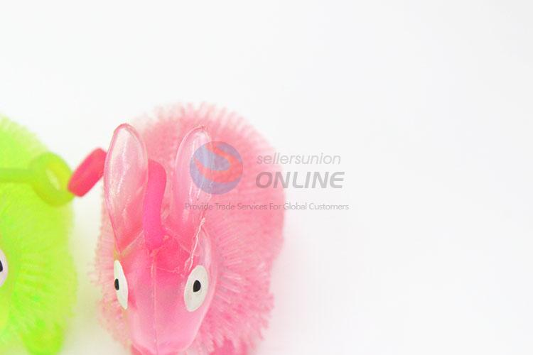 Lovely Rabbit Design Colorful Flash Puffer Ball