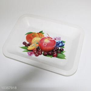 High quality white fruit plastic <em>salver</em>