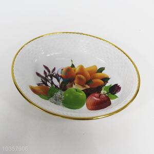 Dessert salad plate and plastic plate