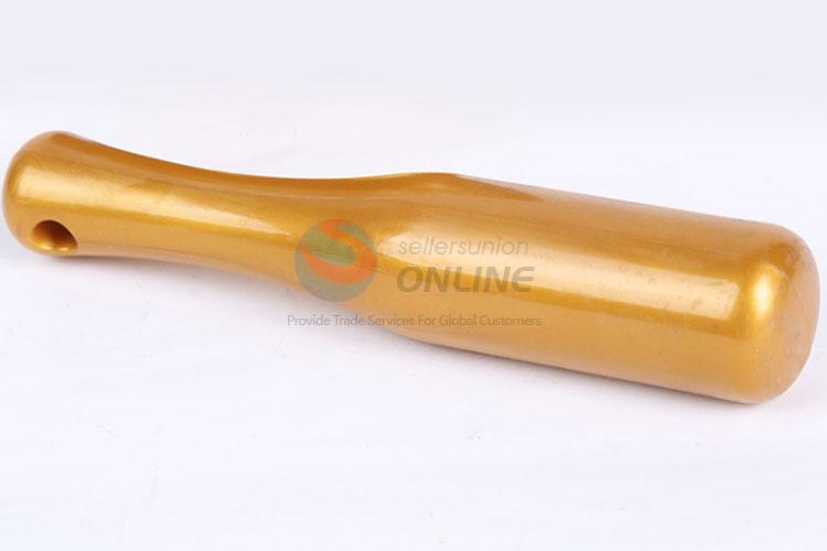 Golden color plastic garlic mortar pepper pestle