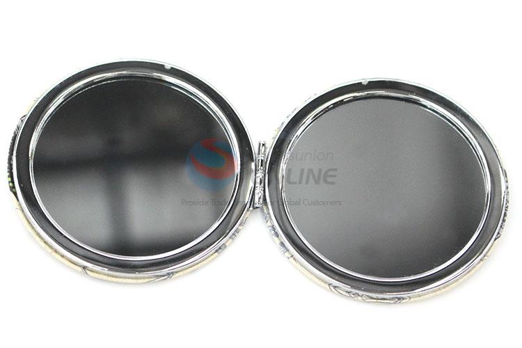 Fashion Printing Foldable Makeup Mirror Round Pocket Mirror