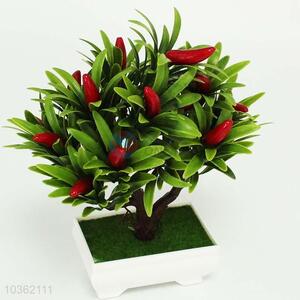 Custom design plastic artificial plant for home decotation