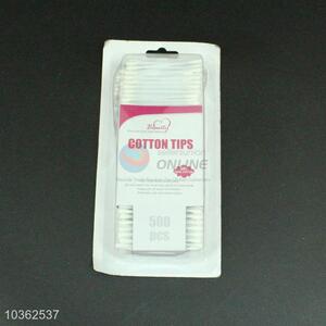 Competitive price hot sales 500pcs white cotton swabs