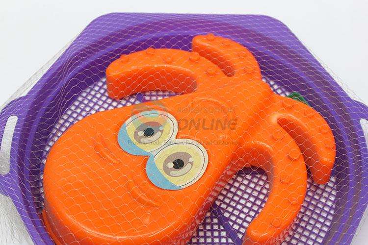 Fish shape plastic summer outdoor playing beach sand toy set for children