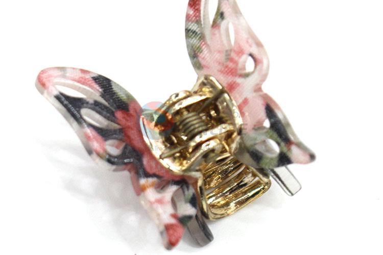 Fashion Butterfly Shape Hair Claw Acrylic Claw Clip