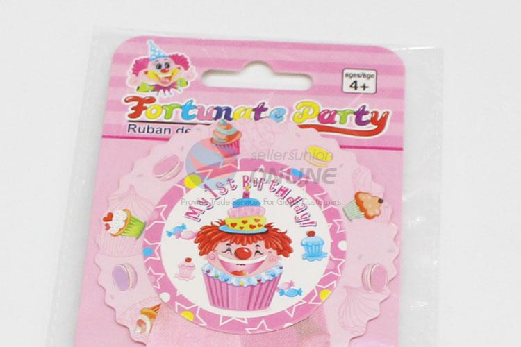 Good party use tinplate badge