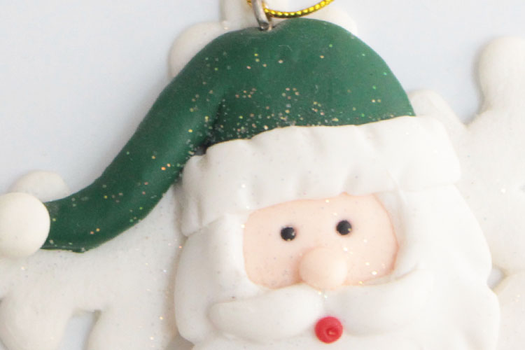 Custom Design Lovely Polymer Clay Christmas Ornaments