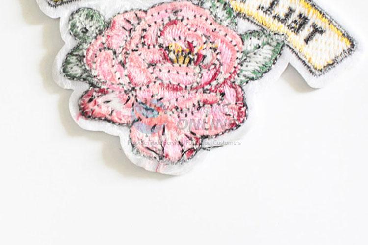 Promotional Wholesale Flower Embroidery Patch For Cloth