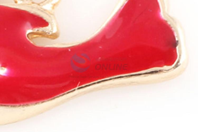Best Selling New Dolphin Shaped Necklace Pendant,Red