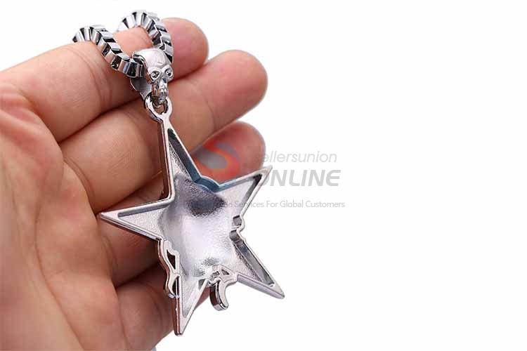 Star Pendant Punk Zinc Alloy jewellery Necklace