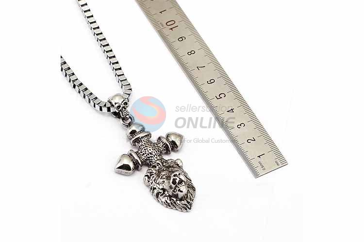 Cross Pendant Punk Zinc Alloy jewellery Necklace