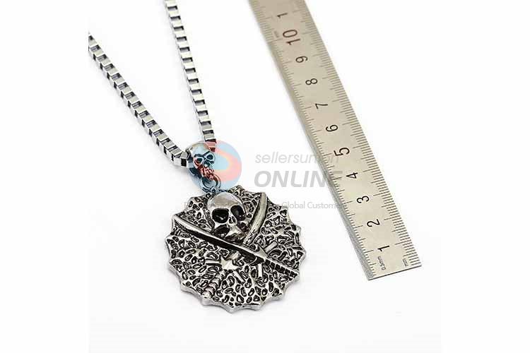 Skull Pendant Punk Zinc Alloy jewellery Necklace