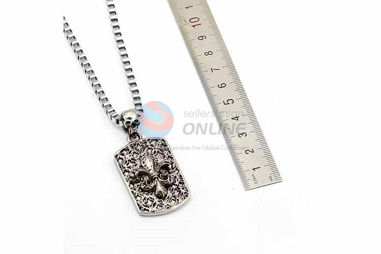 Skull Pendant Punk Zinc Alloy jewellery Necklace