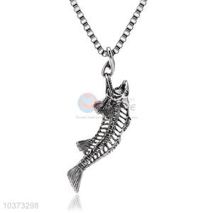 Fish Pendant Punk Zinc Alloy jewellery Necklace