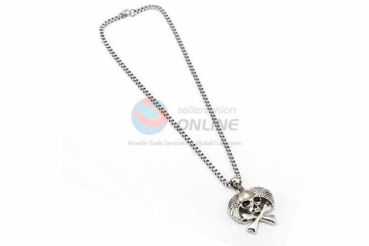 Skull Pendant Punk Zinc Alloy jewellery Necklace