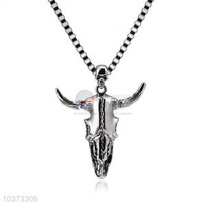 Ox-head Pendant Punk Zinc Alloy jewellery Necklace