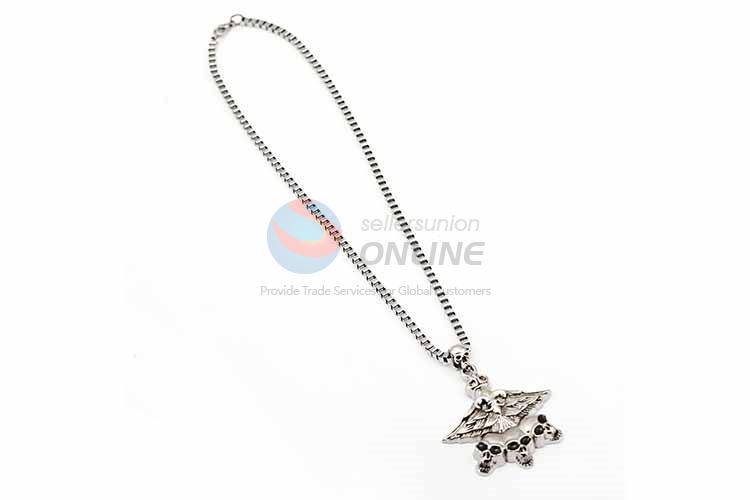 Skull Pendant Punk Zinc Alloy jewellery Necklace