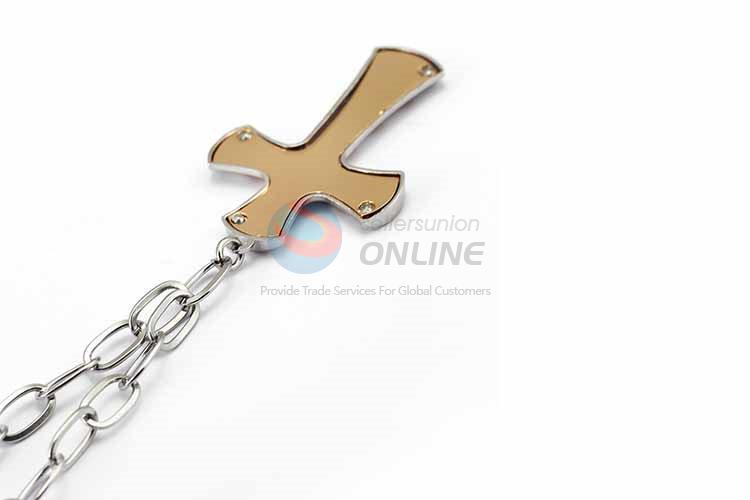 Cross Pendant Punk Zinc Alloy jewellery Necklace