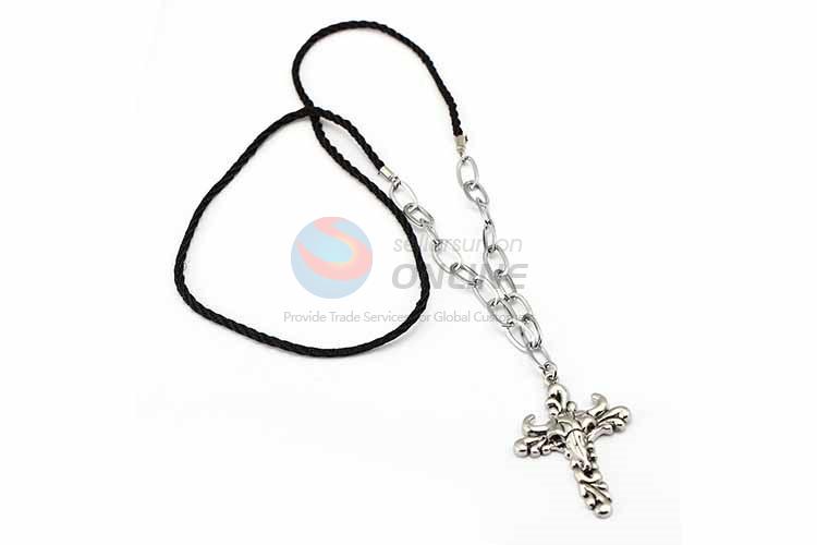 Cross Pendant Punk Zinc Alloy jewellery Necklace